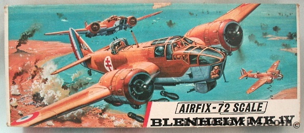 Airfix 1/72 Bristol Blenheim IV - Free French or RAF Versions, 257 plastic model kit